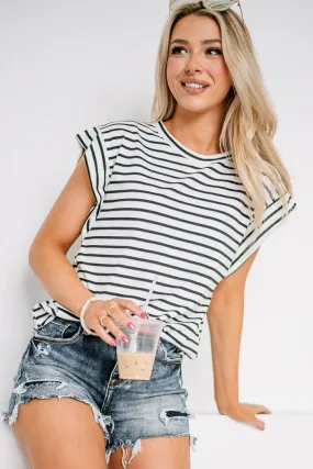 Set The Tone Striped Sleeveless Top