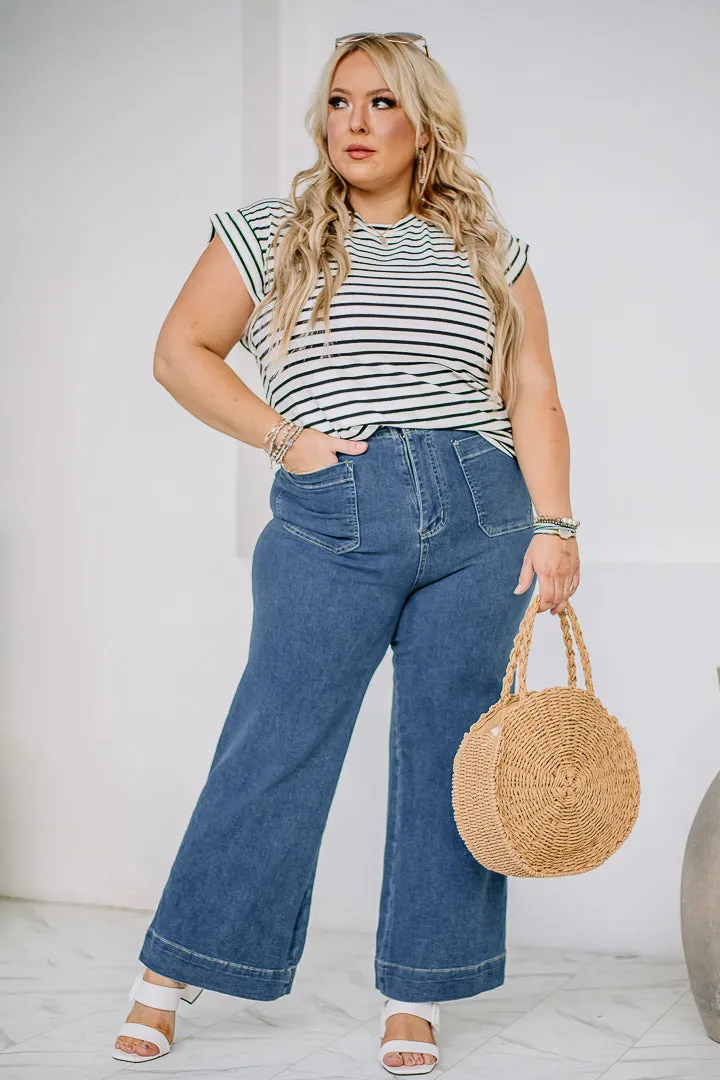 Set The Tone Striped Sleeveless Top