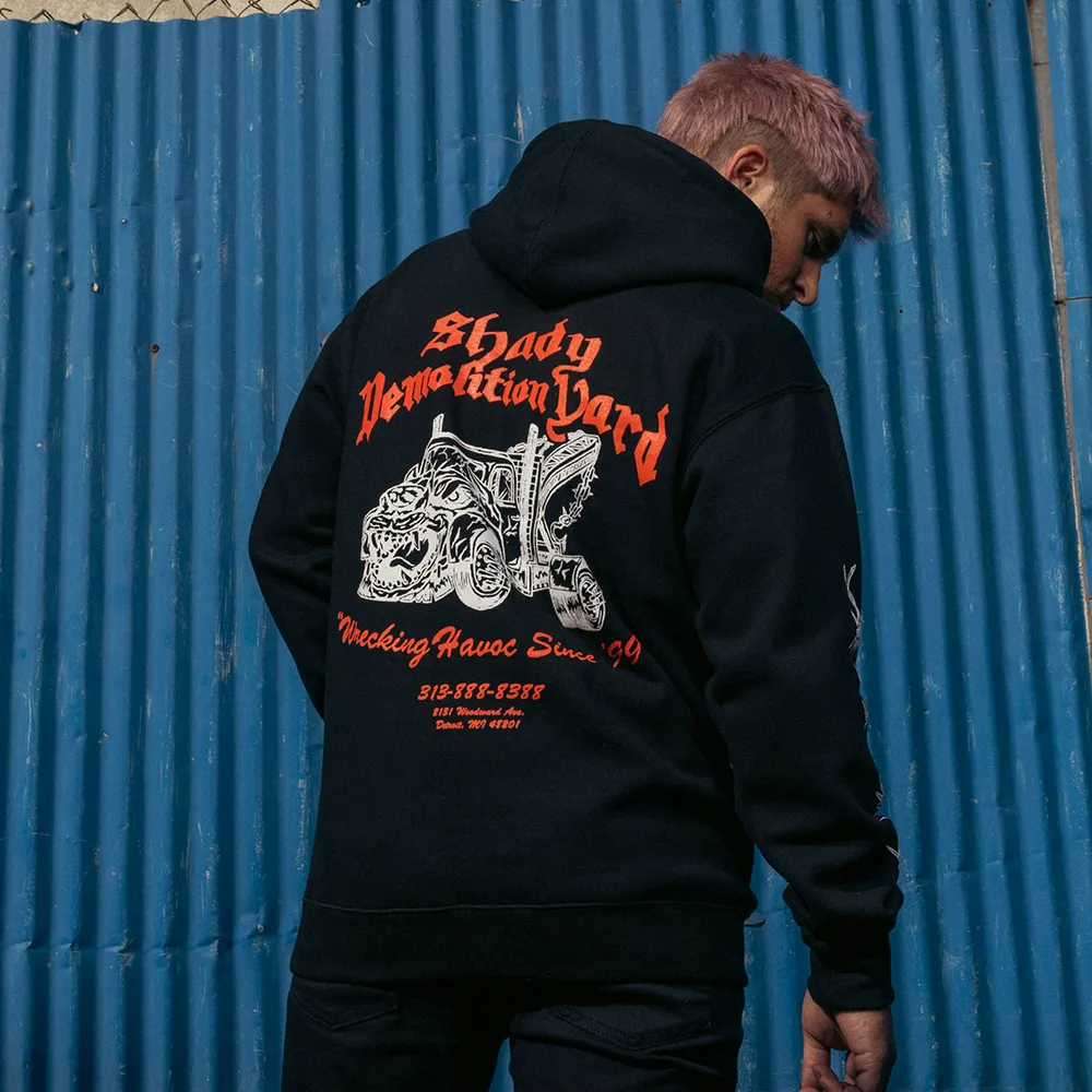 Shady Demolition Barbed Wire Hoodie (Black)