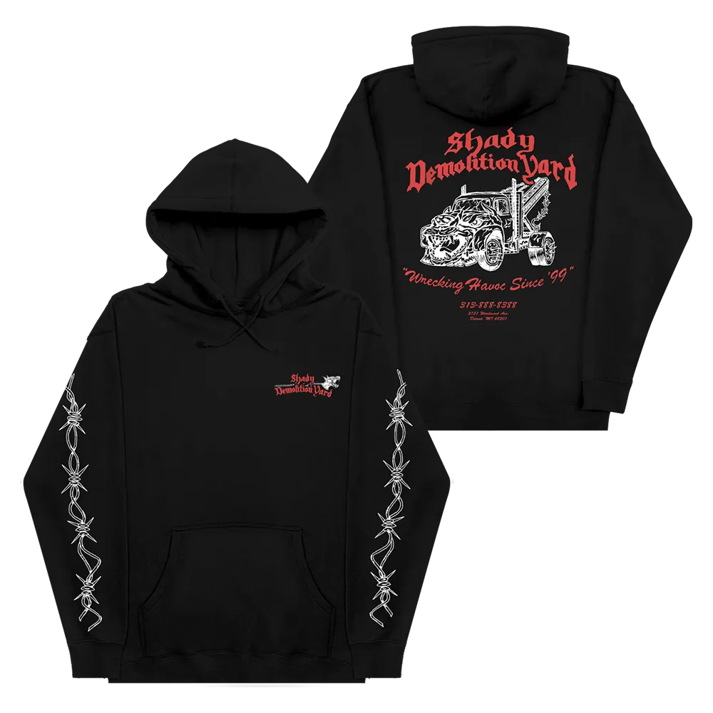 Shady Demolition Barbed Wire Hoodie (Black)