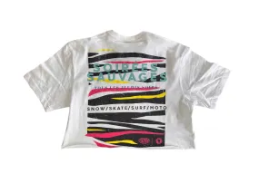 Soirées Sauvages [crop Tee] white