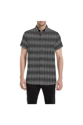 Spatial Men's All Over Print Short Sleeve Shirt/Large Size (Model T53)