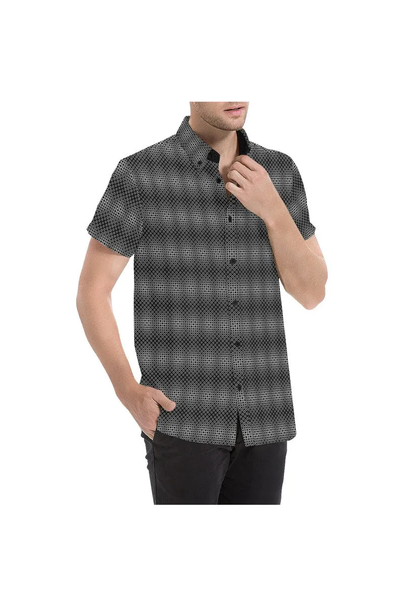 Spatial Men's All Over Print Short Sleeve Shirt/Large Size (Model T53)