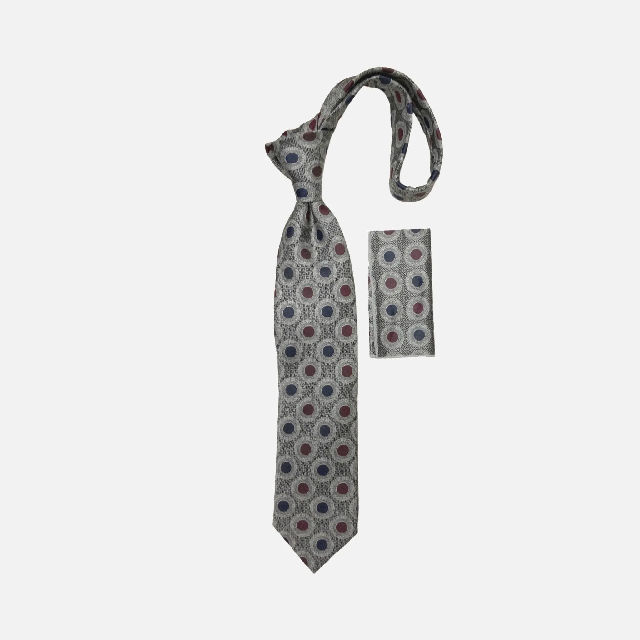 Steven Land Handmade 100% Silk Big Knot Tie - Style BW2401 | Black/White