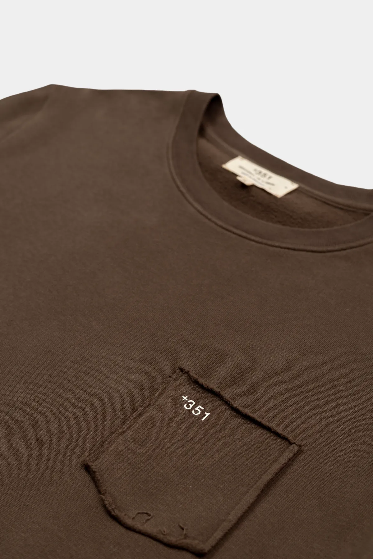 SWEATSHIRT ESSENTIAL EXPRESSO