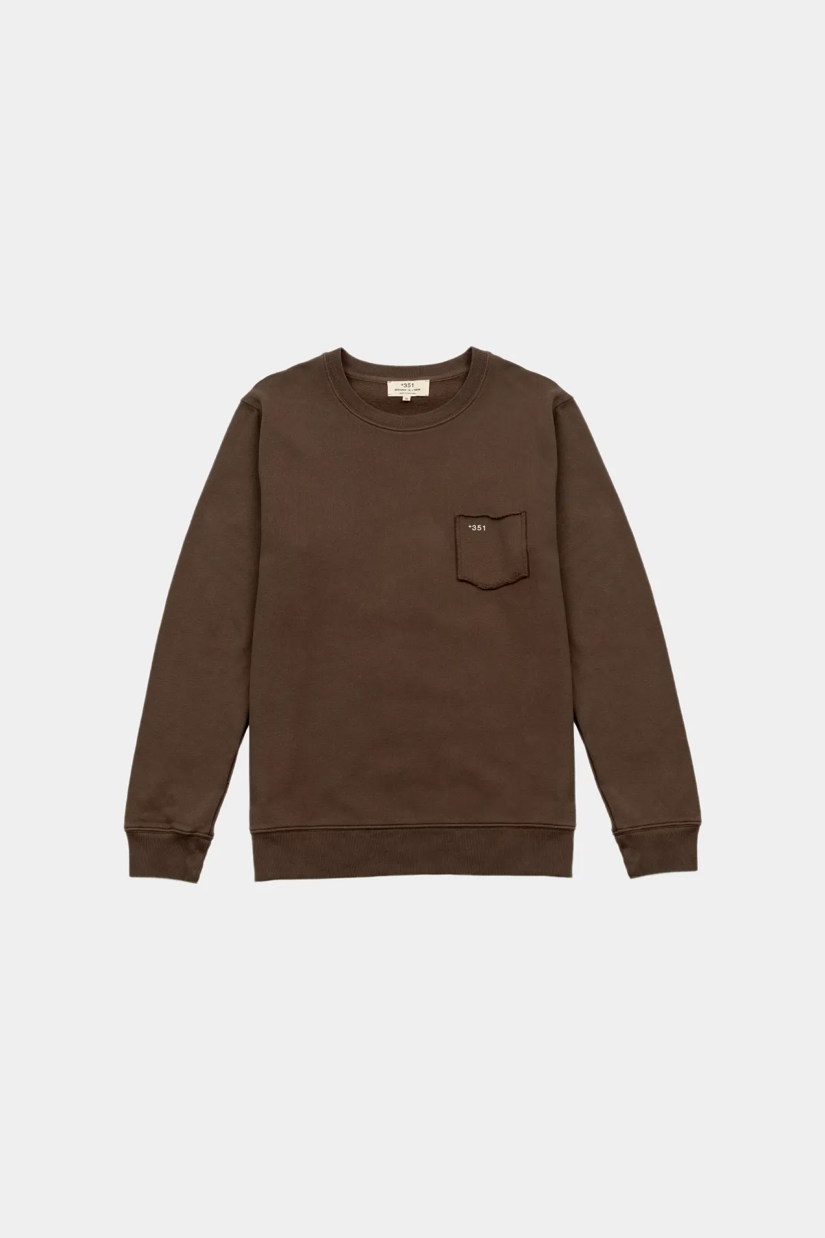 SWEATSHIRT ESSENTIAL EXPRESSO