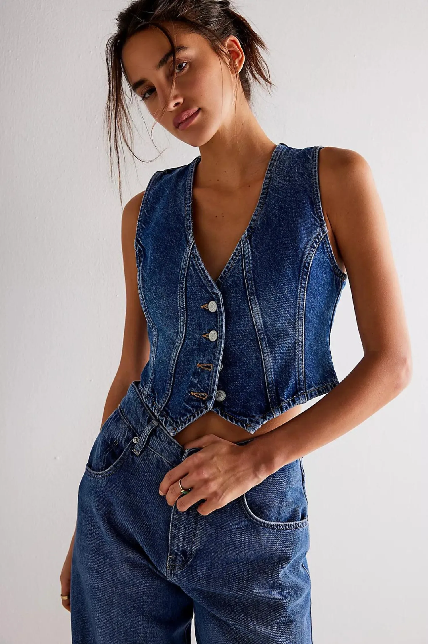 Tate Denim Vest