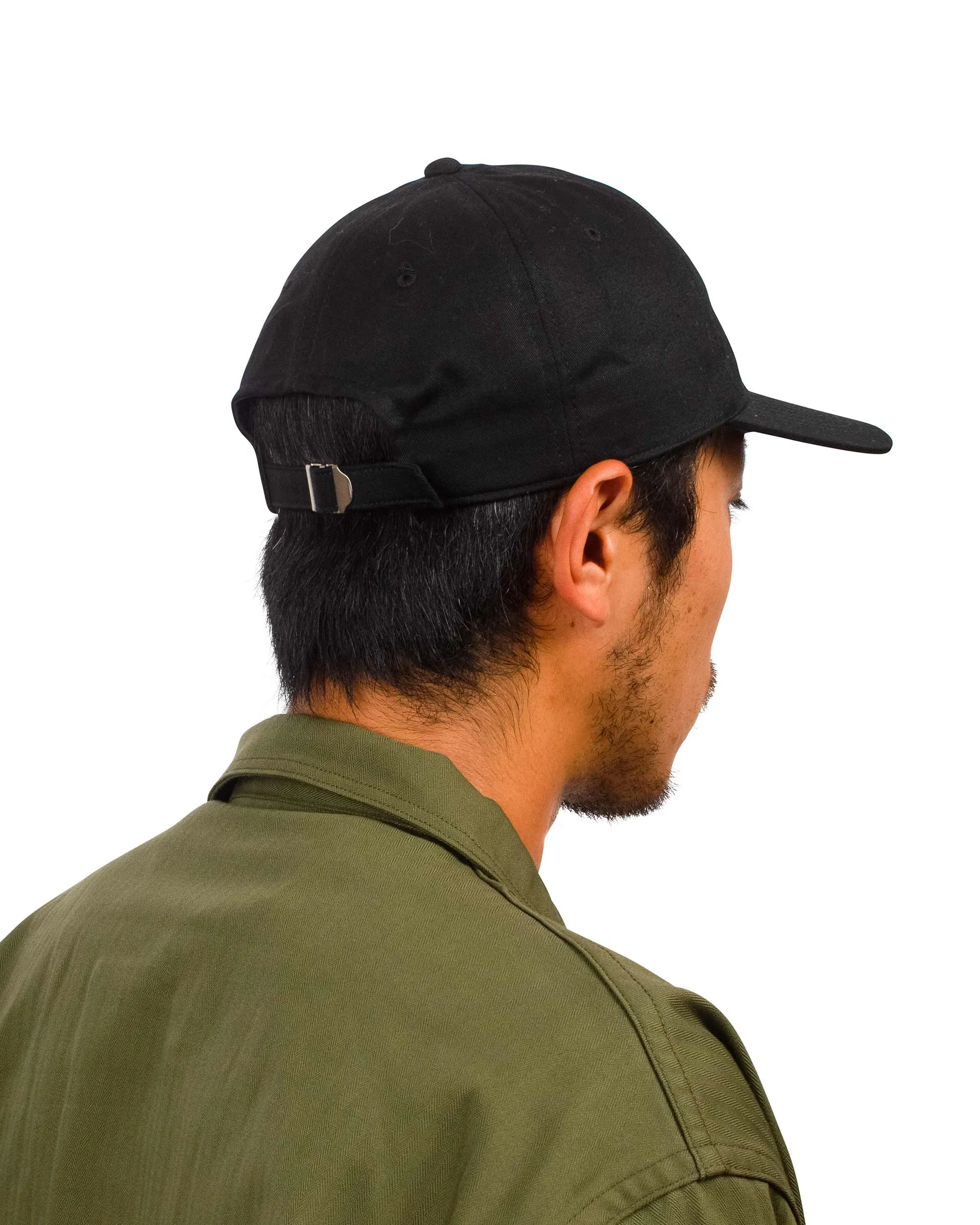 The Real McCoy's MA20018 Cotton Baseball Cap Black