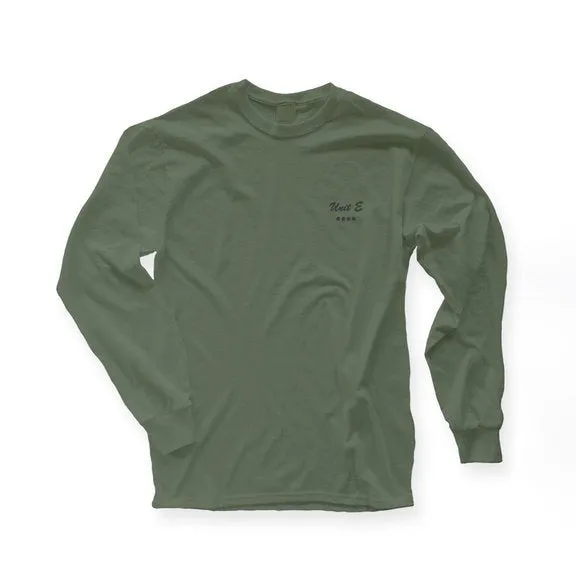 THEM 0. UNIT E LONG SLEEVE - OLIVE/BLACK