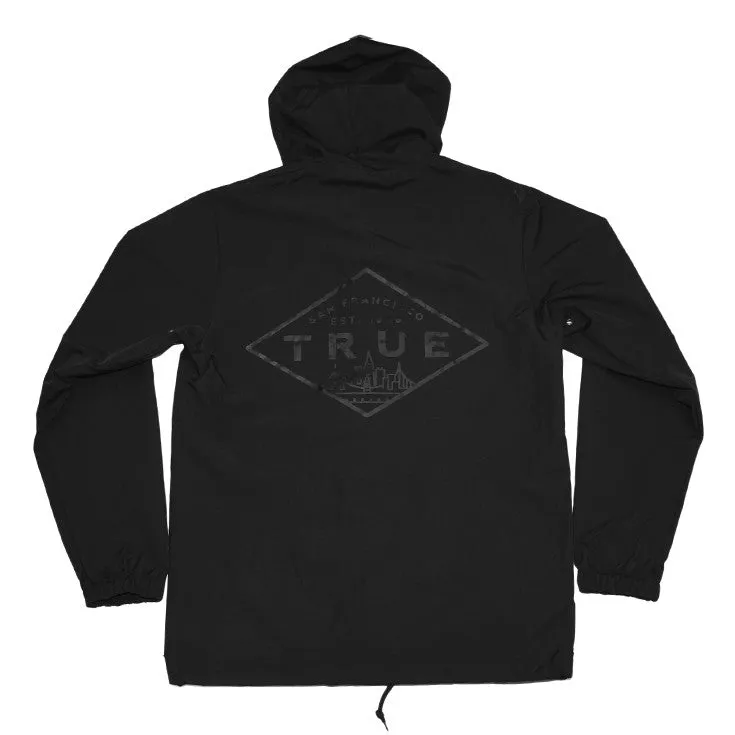 True Men's Established Rain Jacket Black