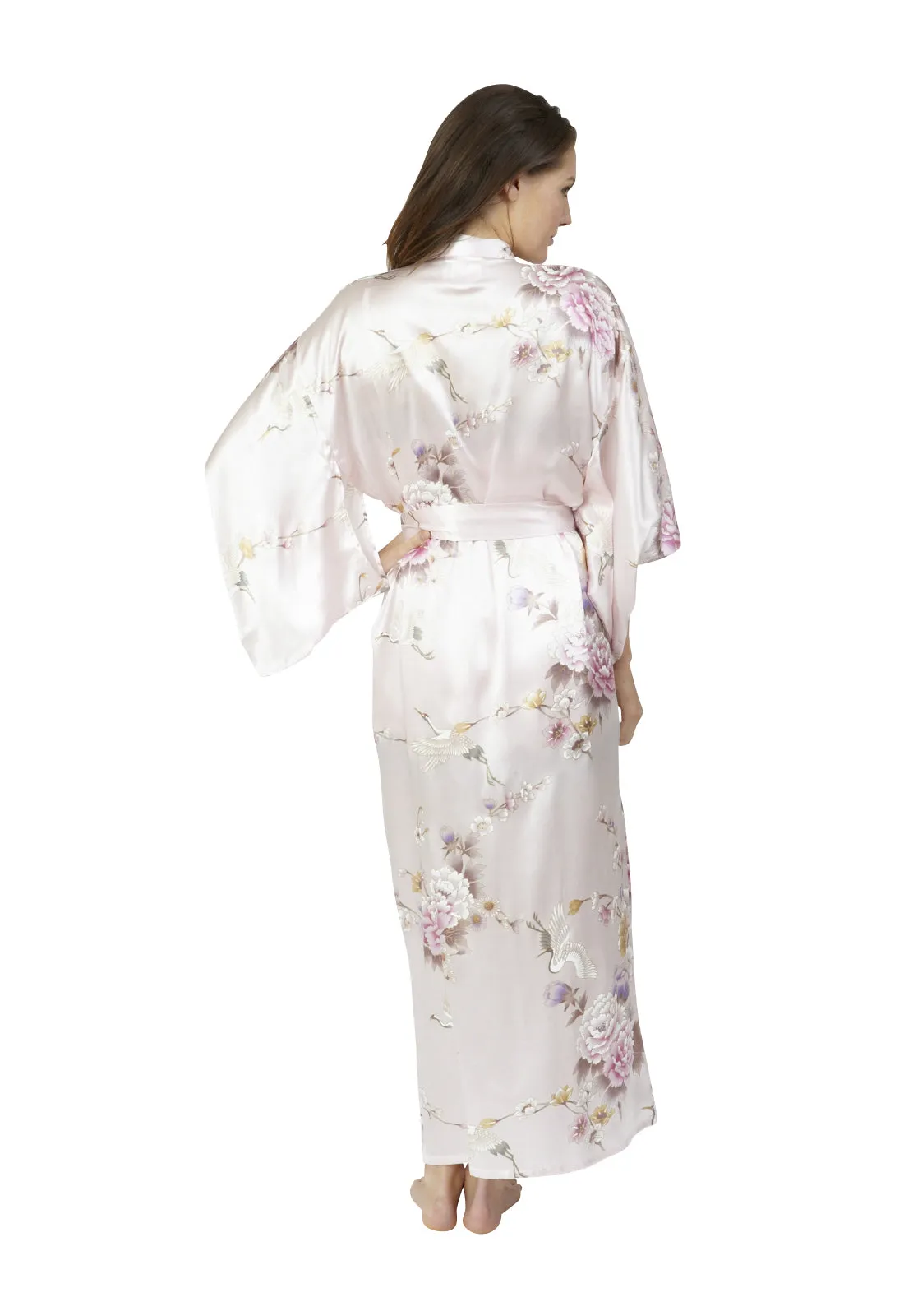 Tsuru Long Silk Kimono