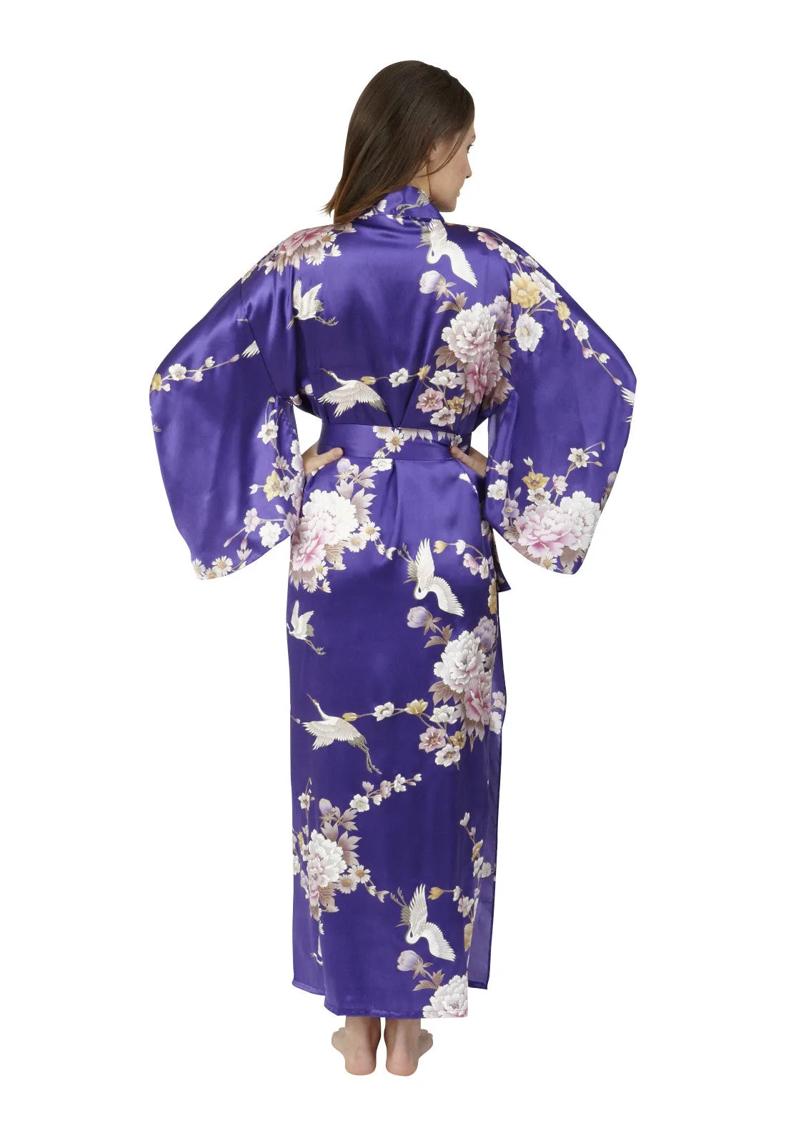 Tsuru Long Silk Kimono