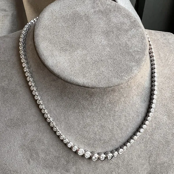 Vintage Diamond Riviera Necklace