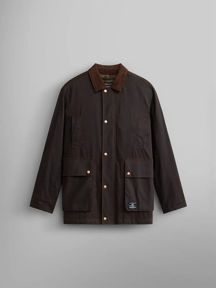 WAXED COTTON CAR COAT