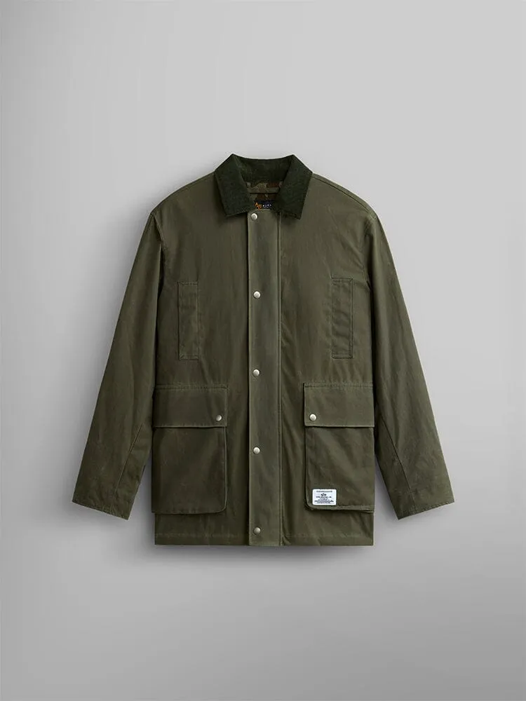 WAXED COTTON CAR COAT