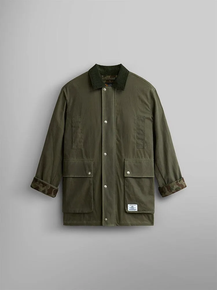 WAXED COTTON CAR COAT