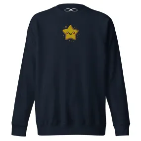 Women's Embroidered Smiling Star Graphic Sweatshirt