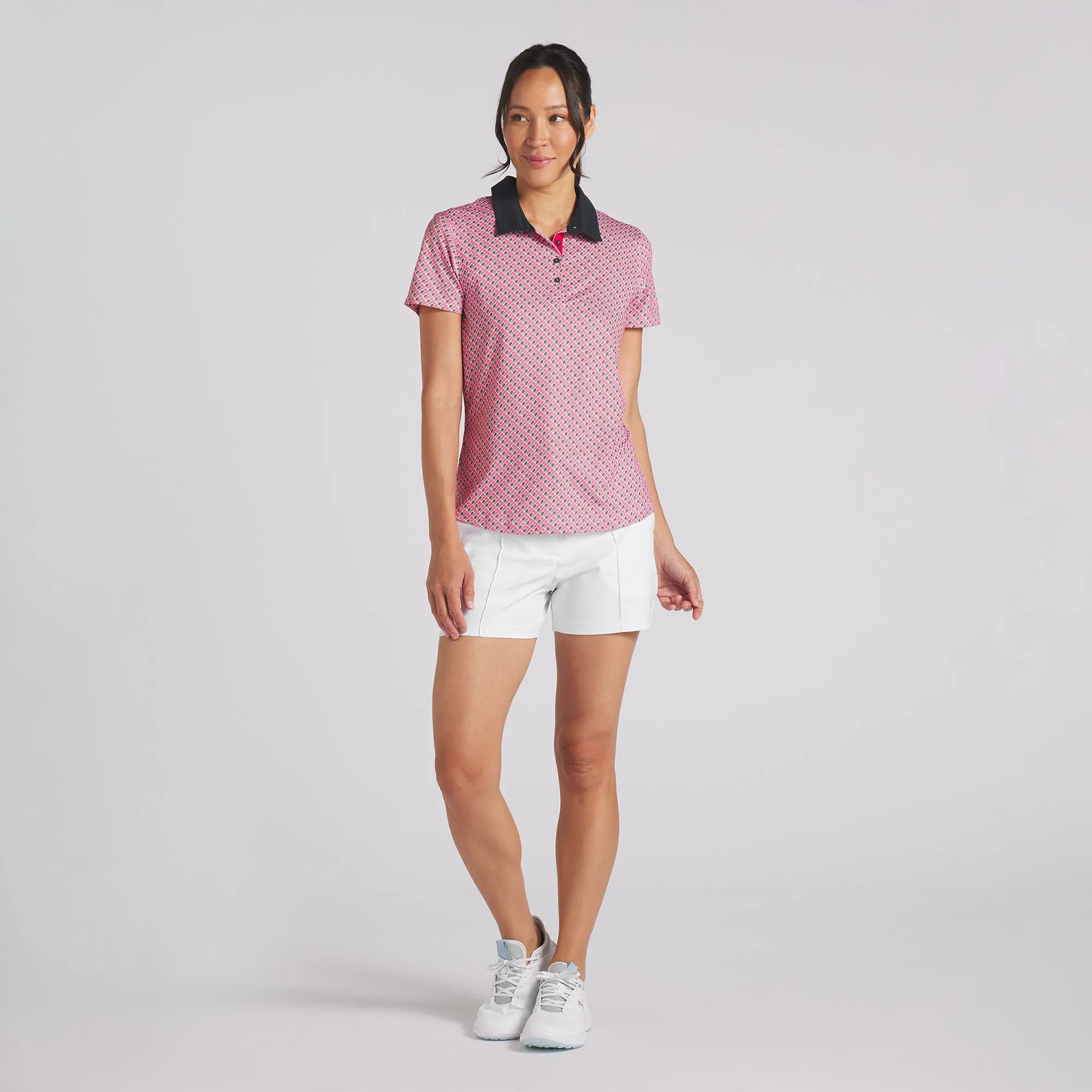 Women's Volition Multi Flag Golf Polo