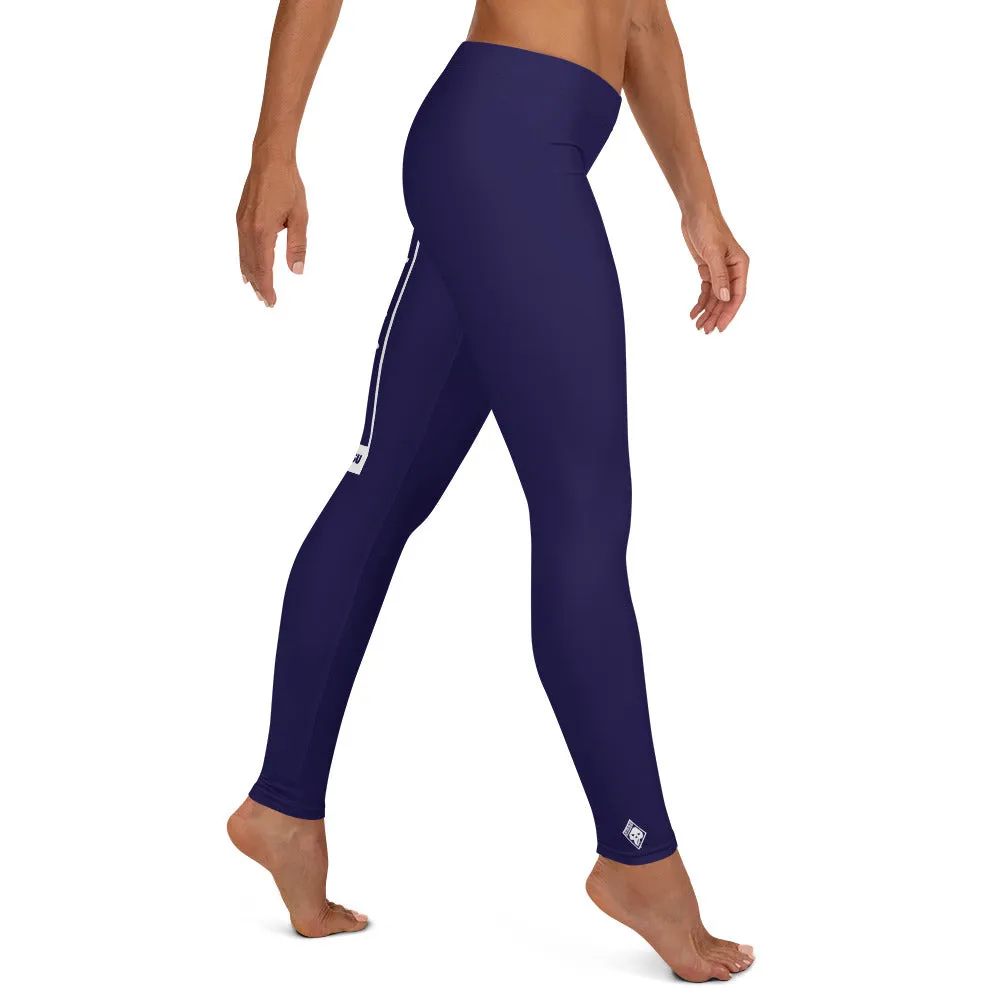 Women's Yoga Pants Workout Leggings For Jiu Jitsu 002 - Midnight Blue