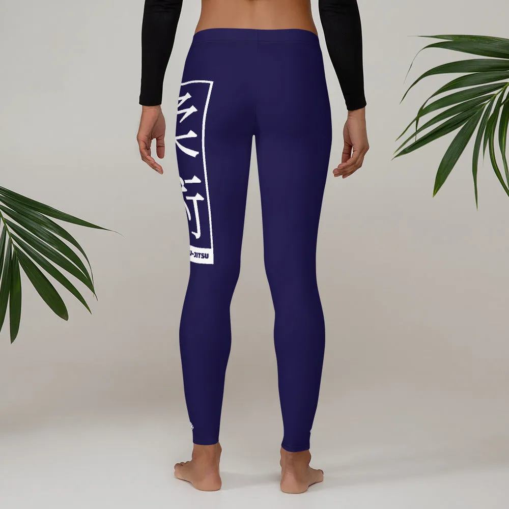 Women's Yoga Pants Workout Leggings For Jiu Jitsu 002 - Midnight Blue