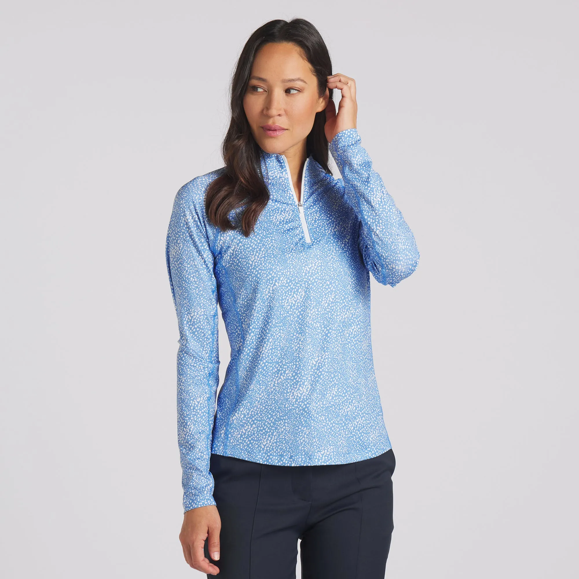 Women's YouV Microdot Golf 1/4 Zip