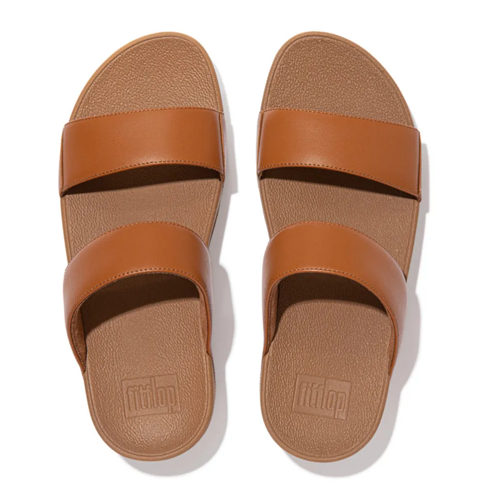 รองเท้าแตะแบบสวม ผู้หญิง รุ่น LULU LEATHER SLIDES